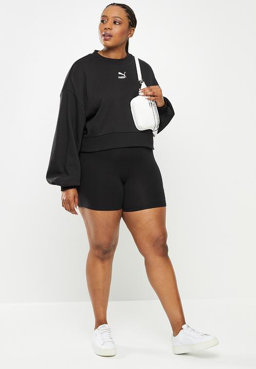 PUMA - Plus classics puff sleeve crew sweat - puma black