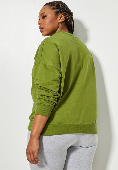 Superbalist - Crew neck sweat - pesto