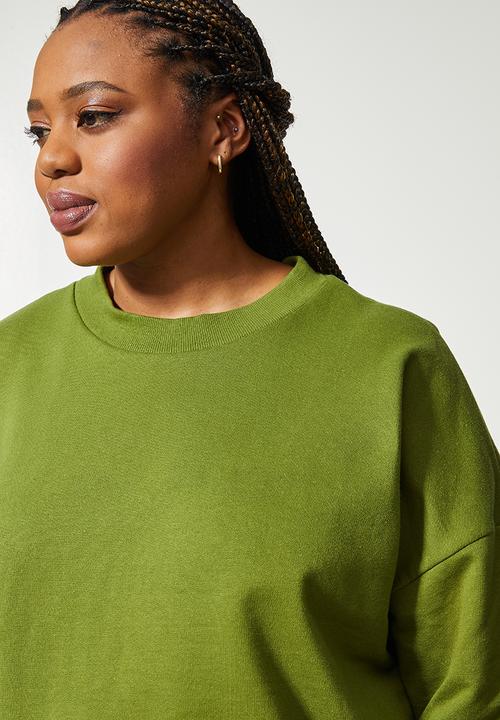 Superbalist - Crew neck sweat - pesto
