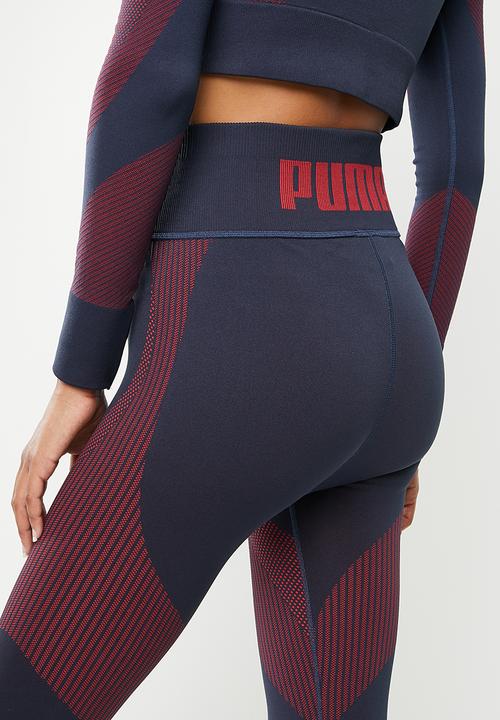 PUMA - Train seamless high waisted 7/8 tights - sunblaze