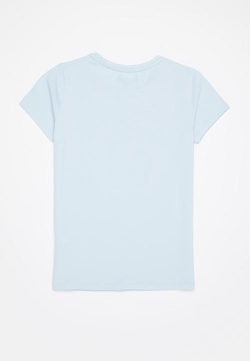 GUESS - Girls sequin printed tee - blue