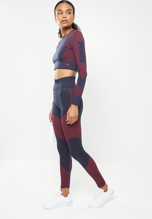 PUMA - Train seamless fitteld long sleeve - sunblaze