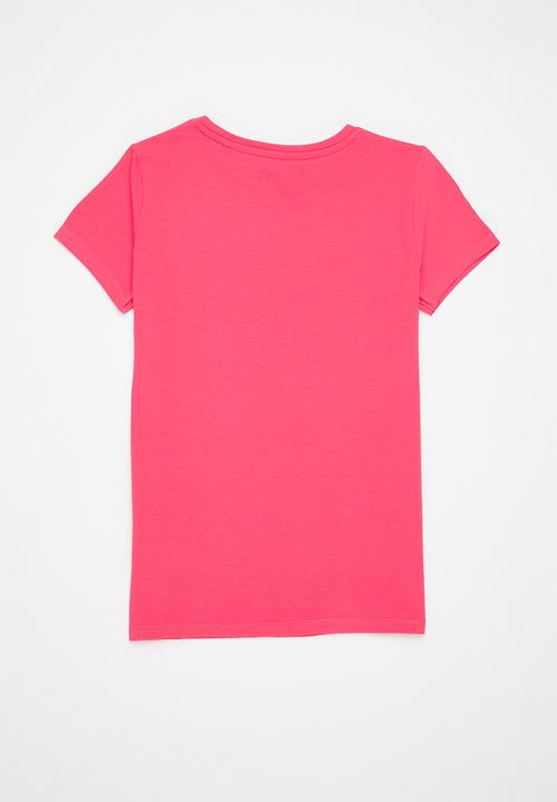 GUESS - Girls sequin printed tee - pink