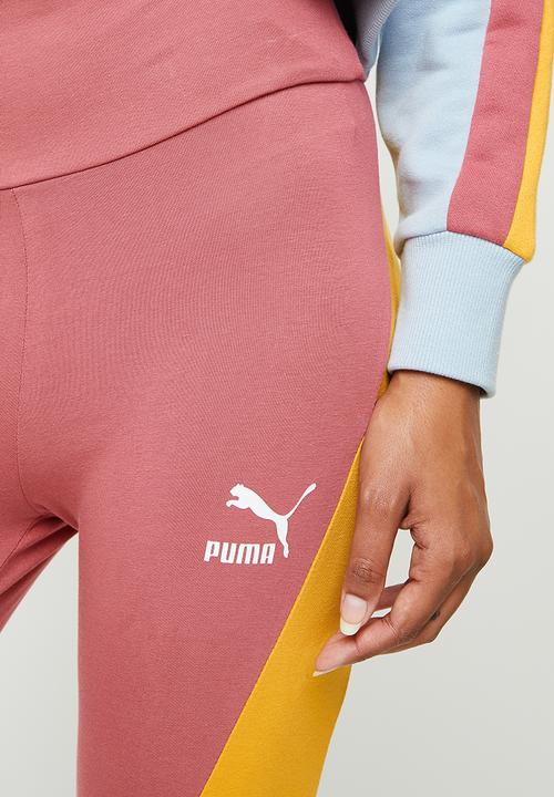 PUMA - Clsx high waist leggings - mauvewood
