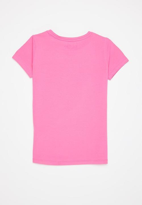 GUESS - Girls sequin printed tee - pink