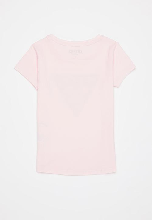 GUESS - Girls sequin printed tee - pink