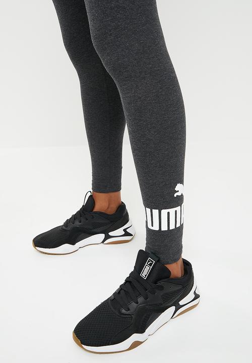 PUMA - Essential logo leggings - dark gray heather