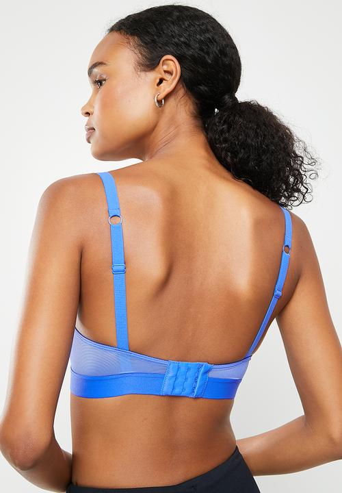 PUMA - Padded sporty bra 1p - blue