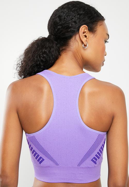 PUMA - Evostripe evoknit sports bra - hazy blue