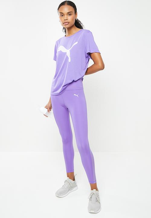 PUMA - Evostripe high waist 7/8 tights - hazy blue