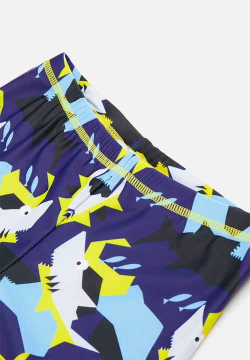 Pop Candy - Boys shark swim set - blue