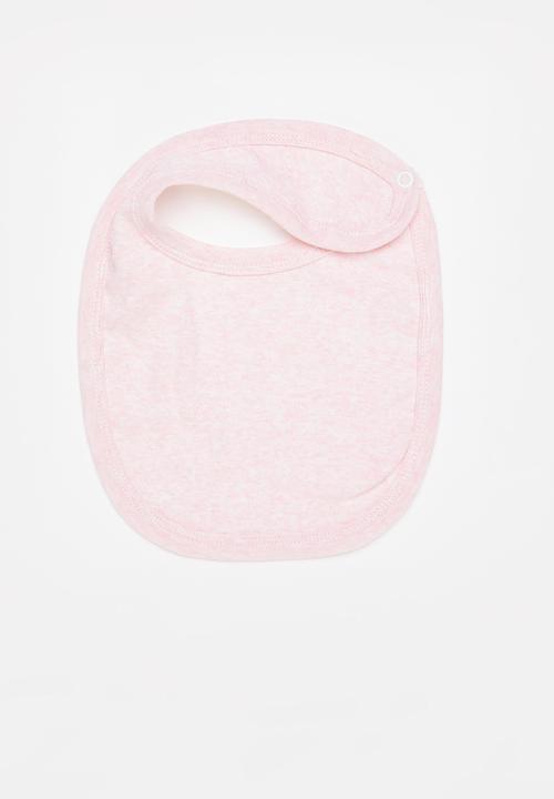 Pop Candy - 3 Pack bib set - pink & white 
