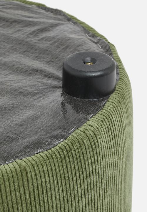 Sixth Floor - Urban ribbed ottoman - olive