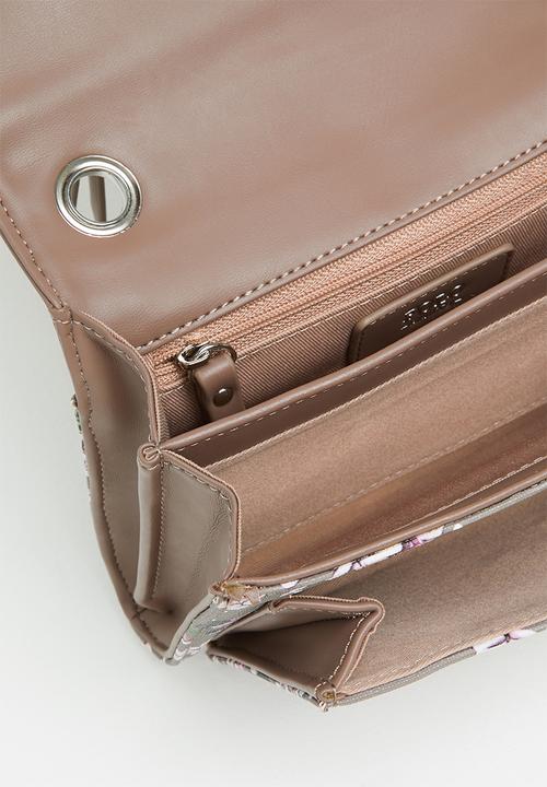 POLO - Polo floral flapover sling - taupe