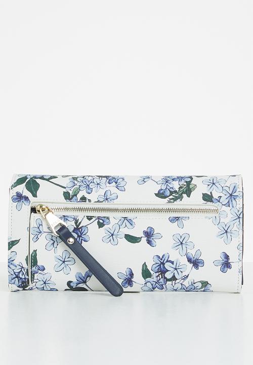 POLO - Polo floral clutch purse - blue