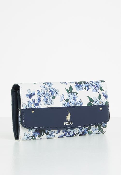 POLO - Polo floral clutch purse - blue