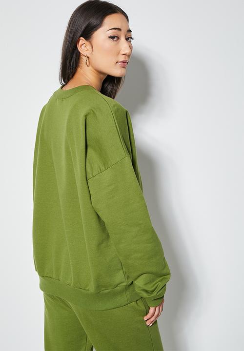 Superbalist - Crew neck sweat - pesto