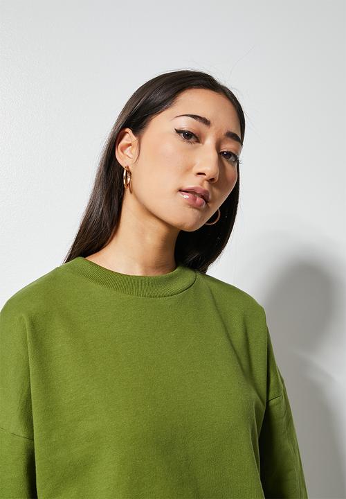 Superbalist - Crew neck sweat - pesto