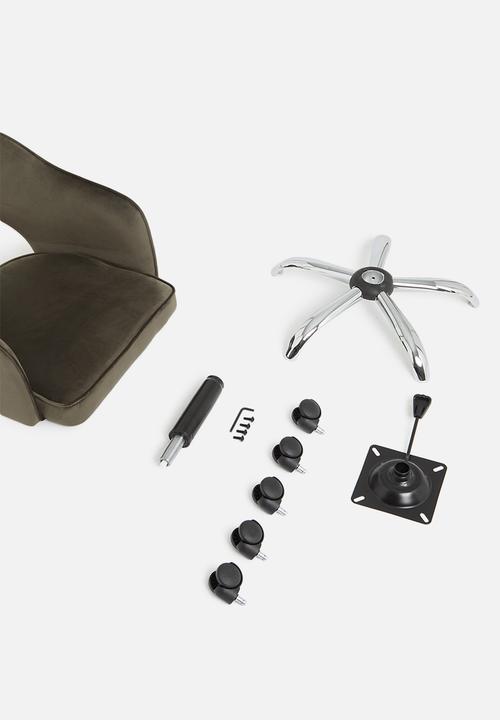 Sixth Floor - Sierra office chair - charcoal