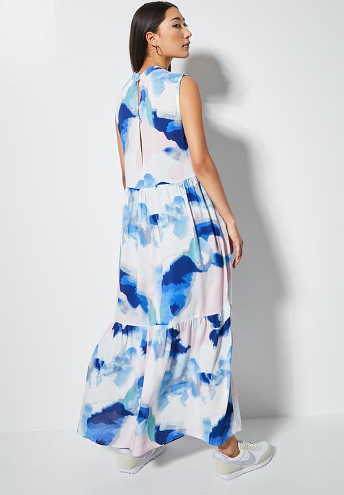 Superbalist - Sleeveless tiered dress - multi