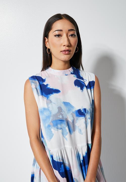 Superbalist - Sleeveless tiered dress - multi