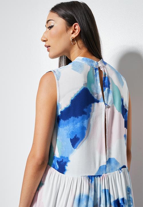 Superbalist - Sleeveless tiered dress - multi