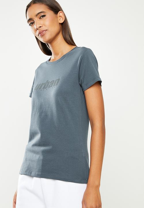 urban° - Ladies urban basic urban T-shirt - slate