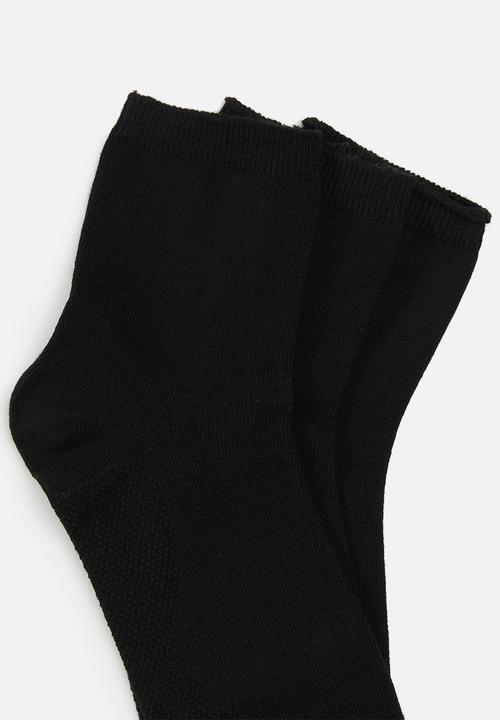 Superbalist - 3 pack socks - black