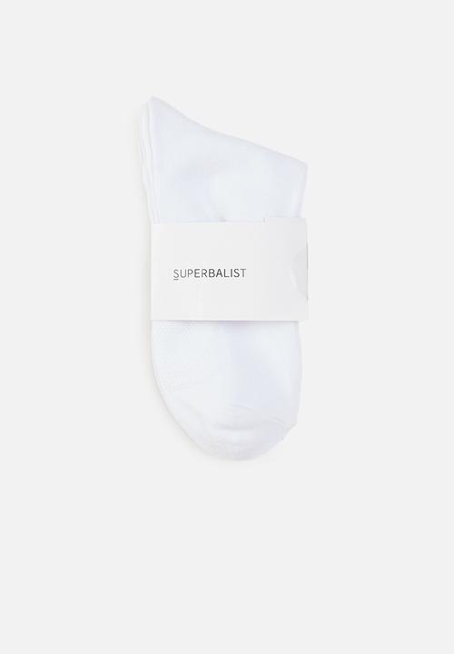 Superbalist - 2 pack socks - white