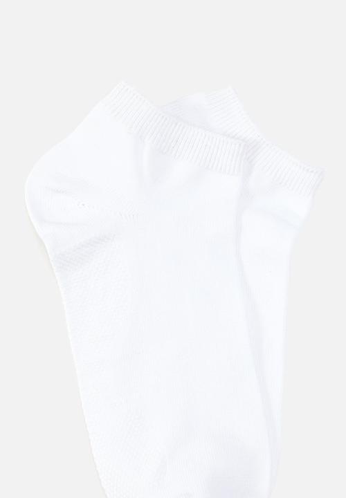Superbalist - 2 pack ankle socks - white