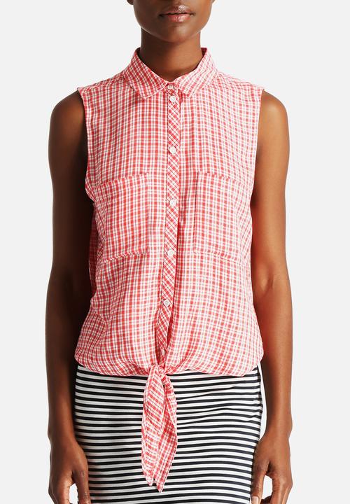 ONLY - Berry Tie-Shirt