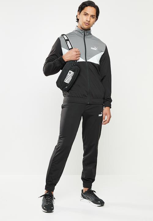 PUMA - Colorblock tracksuit cl - puma black