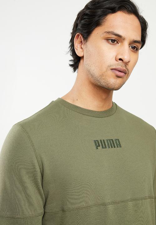 PUMA - Modern basics crew tr - grape leaf