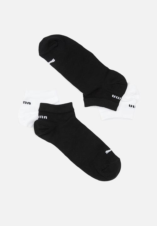 PUMA - 2 Pack secret socks -  black & white
