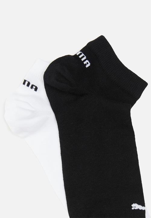 PUMA - 2 Pack secret socks -  black & white