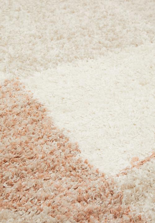 Fotakis - Gipsy shaggy rug - colour block pink