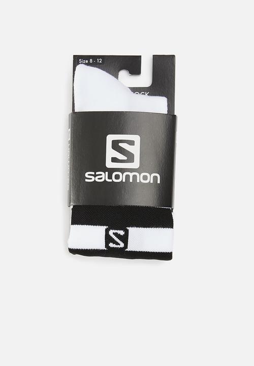Salomon - Core sock - white & black