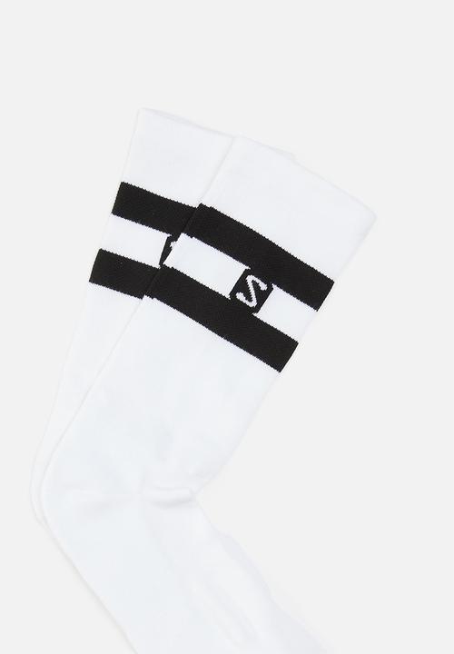 Salomon - Core sock - white & black
