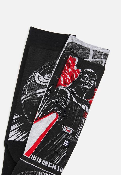 Stance Socks - Manga vader socks - black