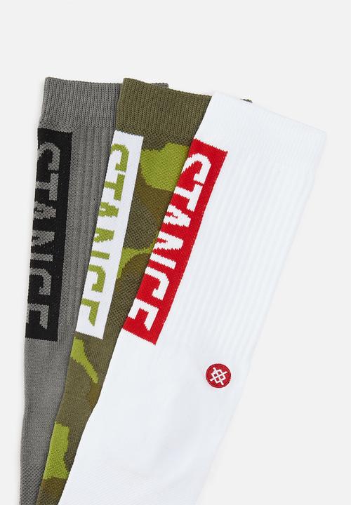 Stance Socks - The og 3 pack socks - multi 