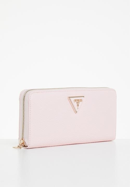 GUESS - Downtown chic slg lrg zip around - powder pink