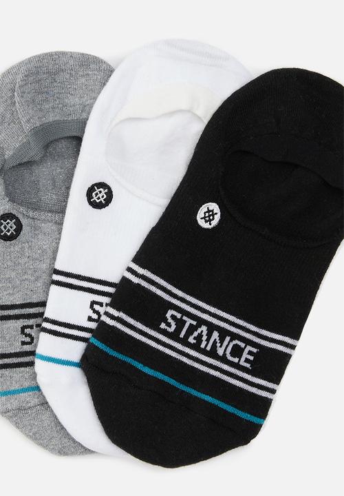 Stance Socks - Basic 3 pack no show socks - multi