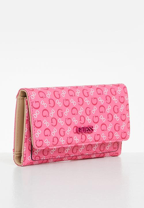 GUESS - Tempe slg slim clutch - pink