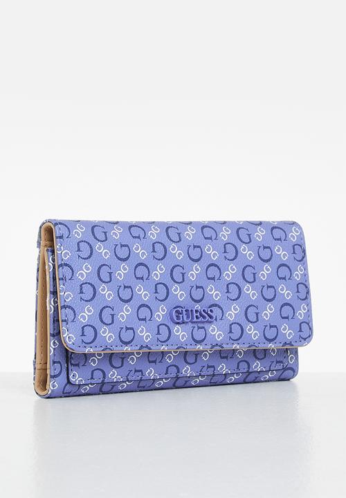 GUESS - Tempe slg slim clutch - blue