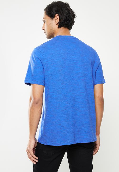 Pringle of Scotland - Injection v-neck tee - cobalt