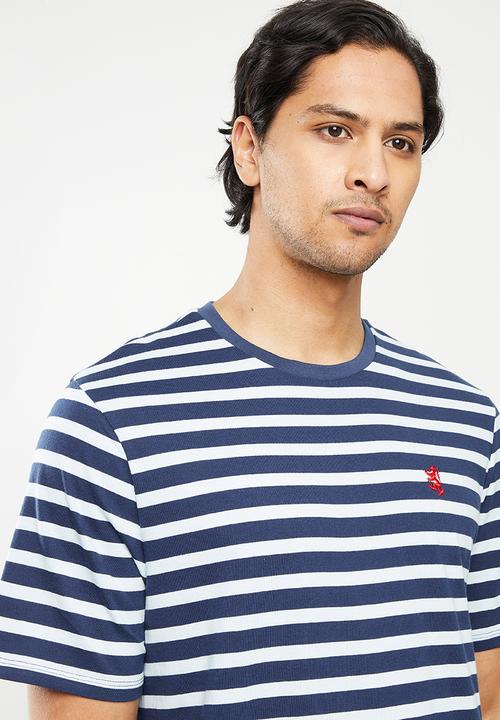 Pringle of Scotland - T-shirt - navy & white