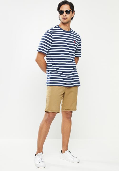 Pringle of Scotland - T-shirt - navy & white