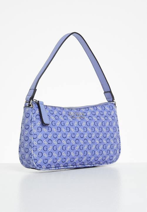 GUESS - Karlan mini top zip crossbody - blue
