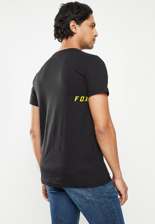 Fox - Mirer block short sleeve tee - black