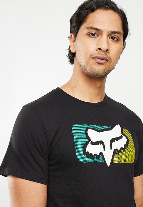 Fox - Mirer block short sleeve tee - black